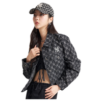 美职棒（MLB）男女外套牛仔复古宽松韩版夹克运动休闲春季妇女节 纽约洋基队/深灰色 L 175/96A