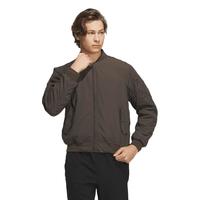 adidas休闲简约舒适飞行员夹克外套男装阿迪达斯轻运动 暗橄榄绿 M