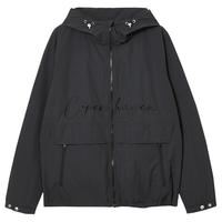 杰克·琼斯（JACK&JONES）25年男装连帽风衣外套男春潮流运动户外短款宽松高端休闲男士夹克 黑色E40 常规 黑色E40 M