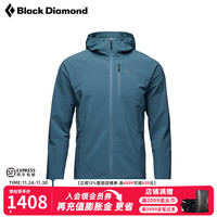 Black Diamond 黑钻bd男款保暖中间层拨头抓绒服拉链外套户外抓绒衣男款744018 溪蓝色CreekBlue M