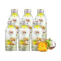 【推】DOLE都乐菠萝西柚 菠萝椰子气泡果汁饮料 400ml 饮品汽水