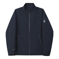 NAUTICA 男装25春季防轻泼水舒适挺括小立领夹克外套男JE5150 藏青4NV M