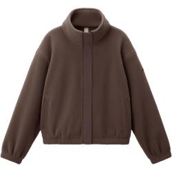 蕉下 外套女万粒绒秋冬宽松款初暖轻量PO87424雾咖菱格M