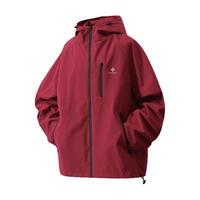 【男女同款】纯色简约印花户外夹克户外登山服运动外套