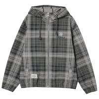 JACK&JONES/杰克琼斯 刺绣格纹 男士夹克外套