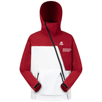 PPGE 男女同款冲锋衣 斜拉链运动保暖外套