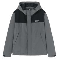 Pioneer Camp拓路者户外防风防水外套男士春秋徒步登山服上衣运动拼接连帽夹克