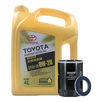 丰田（TOYOTA）原厂机油纯牌全合成卡罗拉雷凌凯美瑞汉兰达威驰RAV4亚洲龙CHR 丰田纯牌高性能0W-20国六机油4L