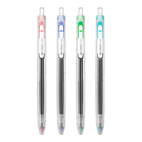 点石文具 DS制笔 5A-S中性笔备考笔考试笔子弹头0.5mm黑色碳素笔作业刷题笔笔12支装-大展红图 【5A备考笔】大展红图12支装