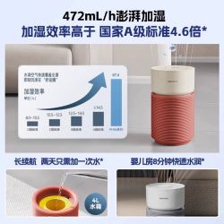 大宇 无雾加湿器孕妇婴儿家用卧室空调暖气房间室内空气加湿器新款