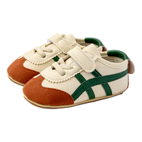 贝比婴儿鞋春秋季小月龄男宝宝鞋子婴幼儿女童软底防滑春款 绿色 13 cm 脚长12-12.5cm