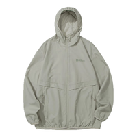 Jack Wolfskin狼爪防晒衣男春夏户外运动休闲轻薄透气防泼水皮肤衣夹克外套 4137/薄荷绿 2XL 185/108A