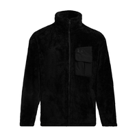 安德玛（UNDERARMOUR）秋冬Sherpa男子保暖运动休闲外套1389366 黑色001 XXL