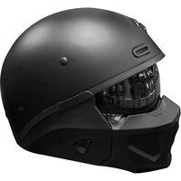 SCORPION EXO蝎子头盔战士复古摩托车骑行头盔机车全盔多功能全覆式跑盔 二代战士哑黑 L