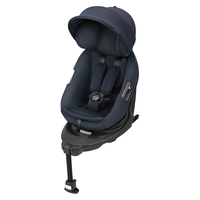 Combi儿童座椅汽车用0-4岁360度旋转宝宝婴儿车载坐椅可坐躺深蓝色