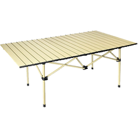 gosoo蛋卷桌 露营桌 户外折叠桌 摆摊野餐桌 野外便携桌子阳台休闲桌米