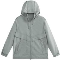 太平鸟 男装夹克夏皮肤衣连帽夹克 B1BCE2120 绿色1（宽松） XL