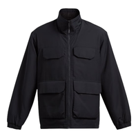 安德玛（UNDERARMOUR）Mission男子双面两穿运动休闲夹克外套1385845 黑色001 L