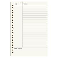 法拉蒙 活页纸加厚横线替芯b5活页本笔记本子可拆卸活页内芯26孔替换芯 B5横线替芯（26孔）