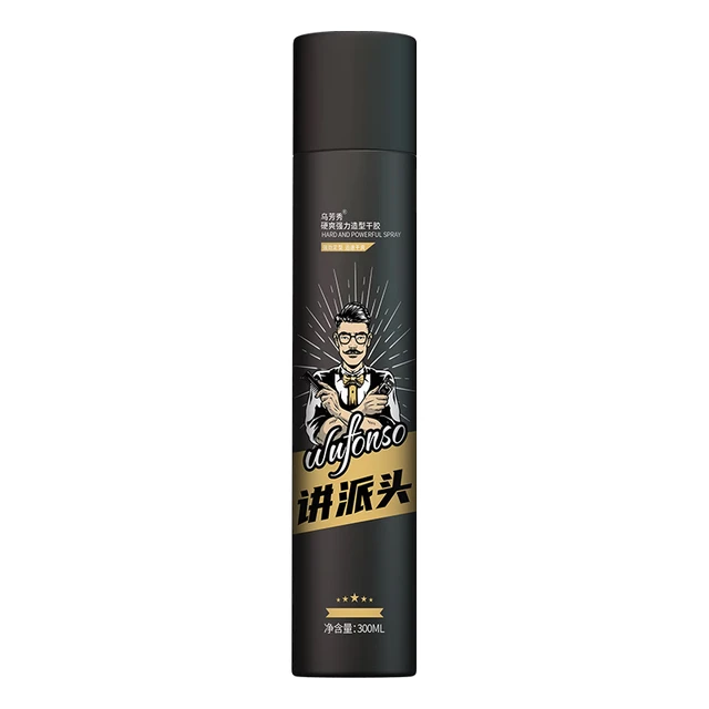  wowo/蜗蜗 速干持久定型 男士发胶定型喷雾  300ml