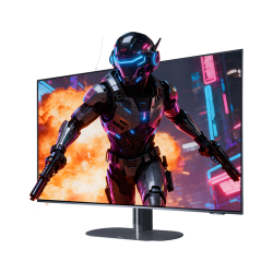 AOC 爱攻41.5英寸 4K144Hz OLED HDR10+ WIFI 安卓电视功能 杜比视界+HLG 游戏AI智能显示器AG421UDA