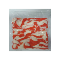 BOWO蟹柳块500克/包野生金线鱼糜含量75%火锅食材京东自营