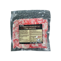 BOWO蟹柳丝500克/包野生金线鱼糜含量76%火锅食材京东自营