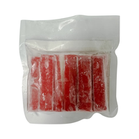 BOWO蟹味棒160克/包野生金线鱼糜含量68%火锅丸料京东自营