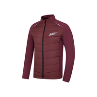 乔丹飞影金标P棉服男外套风衣冬季保暖防泼水运动夹克棉衣Primaloft 栗壳红 3XL