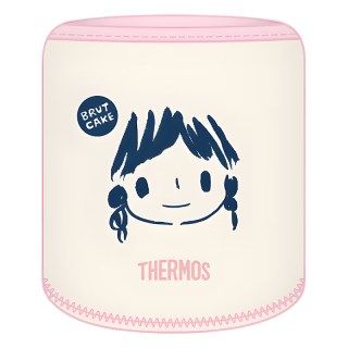 THERMOS 膳魔师 吨吨桶大肚杯316L不锈钢大容量儿童保温杯TEMA 潜水布杯套 950ml