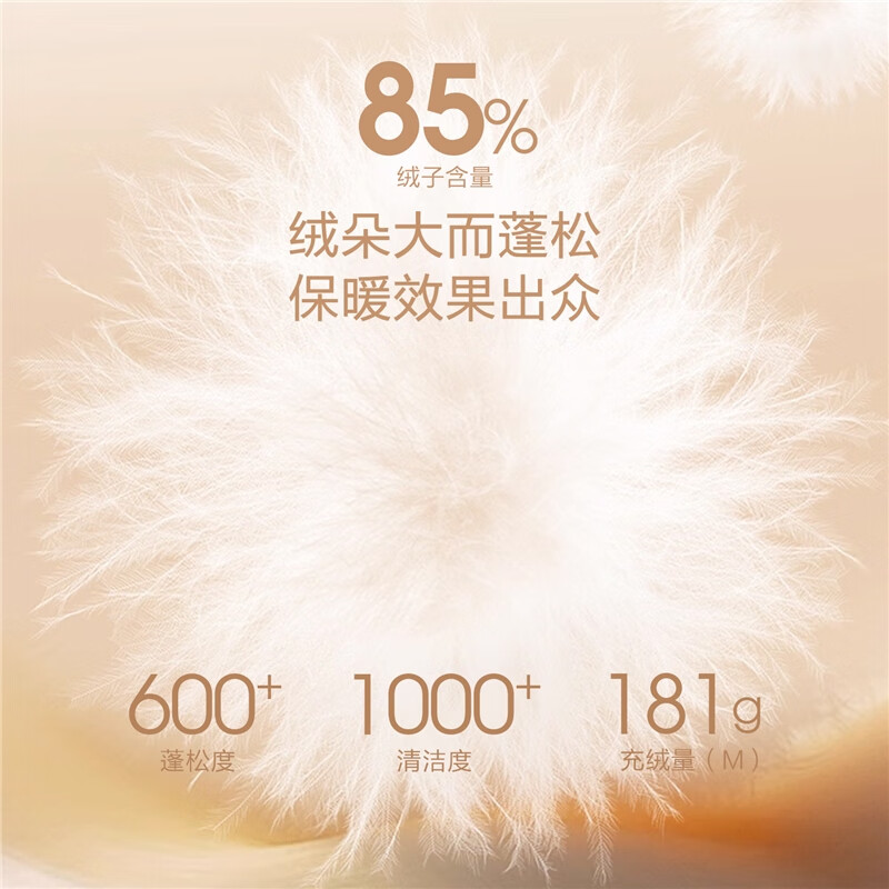GIORDANO CONCEPTS 2025秋冬新款羽绒服女装品牌印花宽松短款连帽羽绒外套12375610 03珊瑚色 M