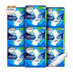 护舒宝 液体卫生巾量多日用270mm 90片超薄透气姨妈巾官方正品