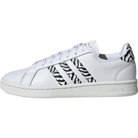 adidas 女鞋 Grand Court网球鞋皮面轻便滑板鞋 GZ0150 UK4.0码36.5