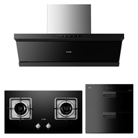 方太抽吸油烟机JND1侧吸式厨房家用大吸力挥手智控台嵌两用猛火燃气灶烟机灶具套装 【三件套】烟灶套装+100L消-毒柜J51ES 天然气/液化气备注