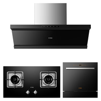 方太抽吸油烟机JND1侧吸式厨房家用大吸力挥手智控台嵌两用猛火燃气灶烟机灶具套装 【三件套】烟灶套装+洗碗机02-V16 天然气/液化气备注