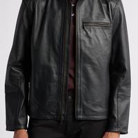 Classic Leather Moto Jacket
