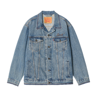 Levi's李维斯 美式复古水洗做旧 浅蓝 XS 牛仔夹克