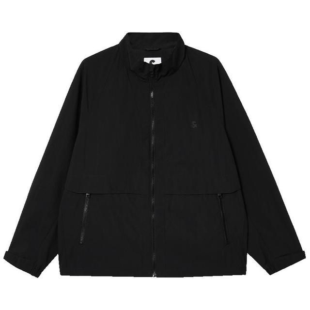 PLUS会员：杰克琼斯 男士拉链口袋简约立领防泼水外套