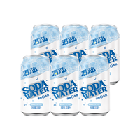 健力宝 柠檬味苏打水 330mL*6罐 0糖0脂0卡