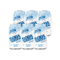 健力宝 柠檬味苏打水 330mL*6罐 0糖0脂0卡