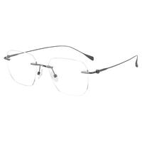 德国蔡司视特耐1.60镜片防蓝光非球面近视眼镜片2片配钛材镜架ZDM