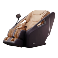 松下按摩椅太空舱全自动全身按摩肩颈腰椎理疗温感4D机芯多功能电动智能老人躺椅男女 【双机芯豪华版】黑曜色 MA56K