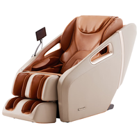 松下按摩椅太空舱全自动全身按摩肩颈腰椎理疗温感4D机芯多功能电动智能老人躺椅男女 【双机芯豪华版】灰棕色 MA56H