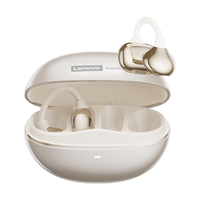 联想 耳夹式蓝牙耳机蓝牙6.0开放式不入耳挂耳骨传导概念AI智能降噪音乐游戏运动跑步