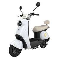 金箭【人气】电动摩托车灵彩60V20AH铅酸电池长续航800W大动力一键启动灵动踏板电摩电动车 米雾白