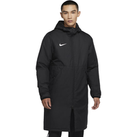 NIKE/耐克 防泼水 男士足球保暖棉服夹克 黑色、白色 2XL
