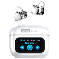 移动端：联想 耳夹式蓝牙耳机高音质开放式耳挂骨导概念运动通话降噪电竞游戏 通用苹果华为小米 白