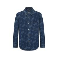  Cavalli Class 字母logo 男士牛仔外套