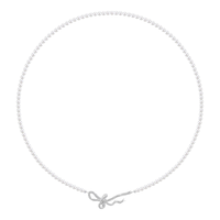 CIGA LONG丝带设计款淡水baby珍珠项链东方悠然新中式珠宝 丝带设计款谈水BABY珍珠项链