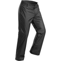 迪卡侬冬季户外运动滑雪裤女男防水保暖宽松户外雪地裤SKI100 炭灰色 2XL